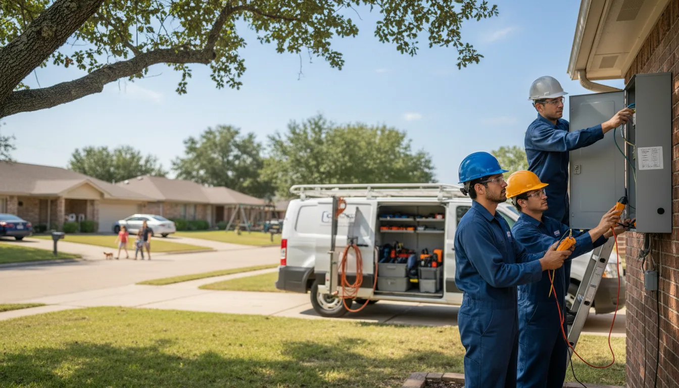 Certified electrician providing emergency electrical services in Zion Grove, PA